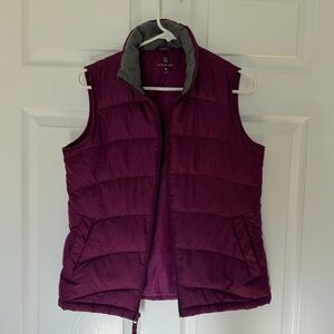 Lands' End Women's Plum Quilted Vest